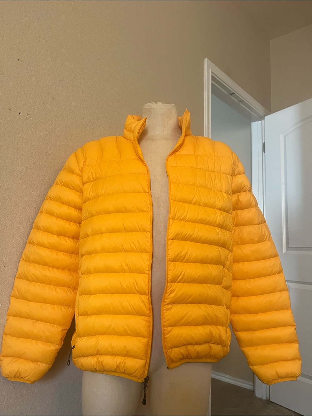 Hawke & Co Yellow Quilted Men's Puffer Jacket